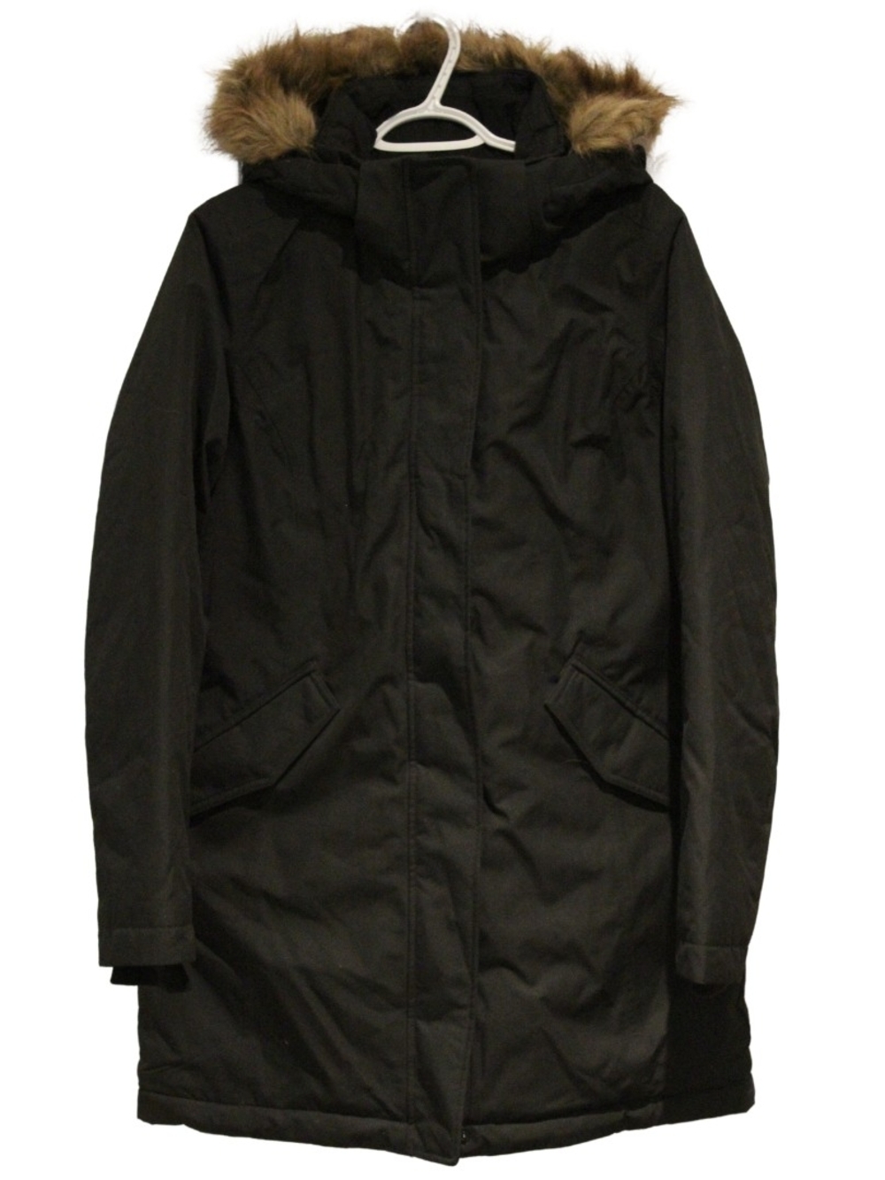 Denver Hayes Black with Faux Fur on Hood Winter Coat Size M